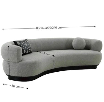 Home Atelier Lucifer Curve Sofa