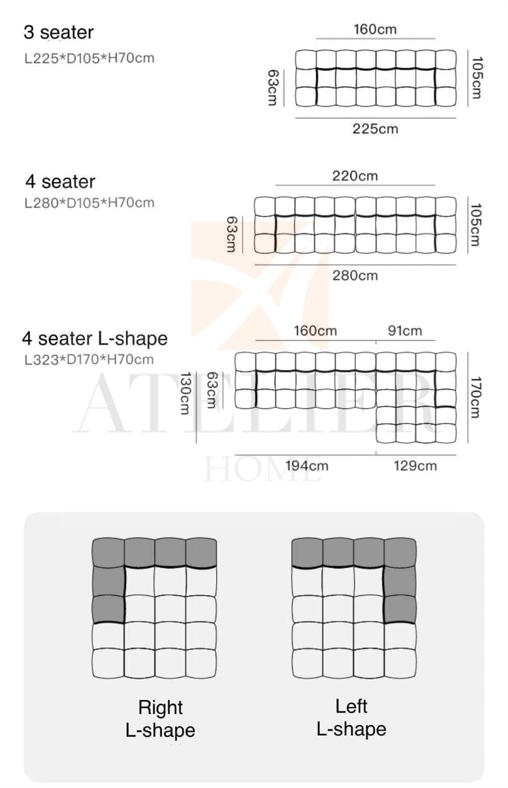 Home Atelier Luka Sofa