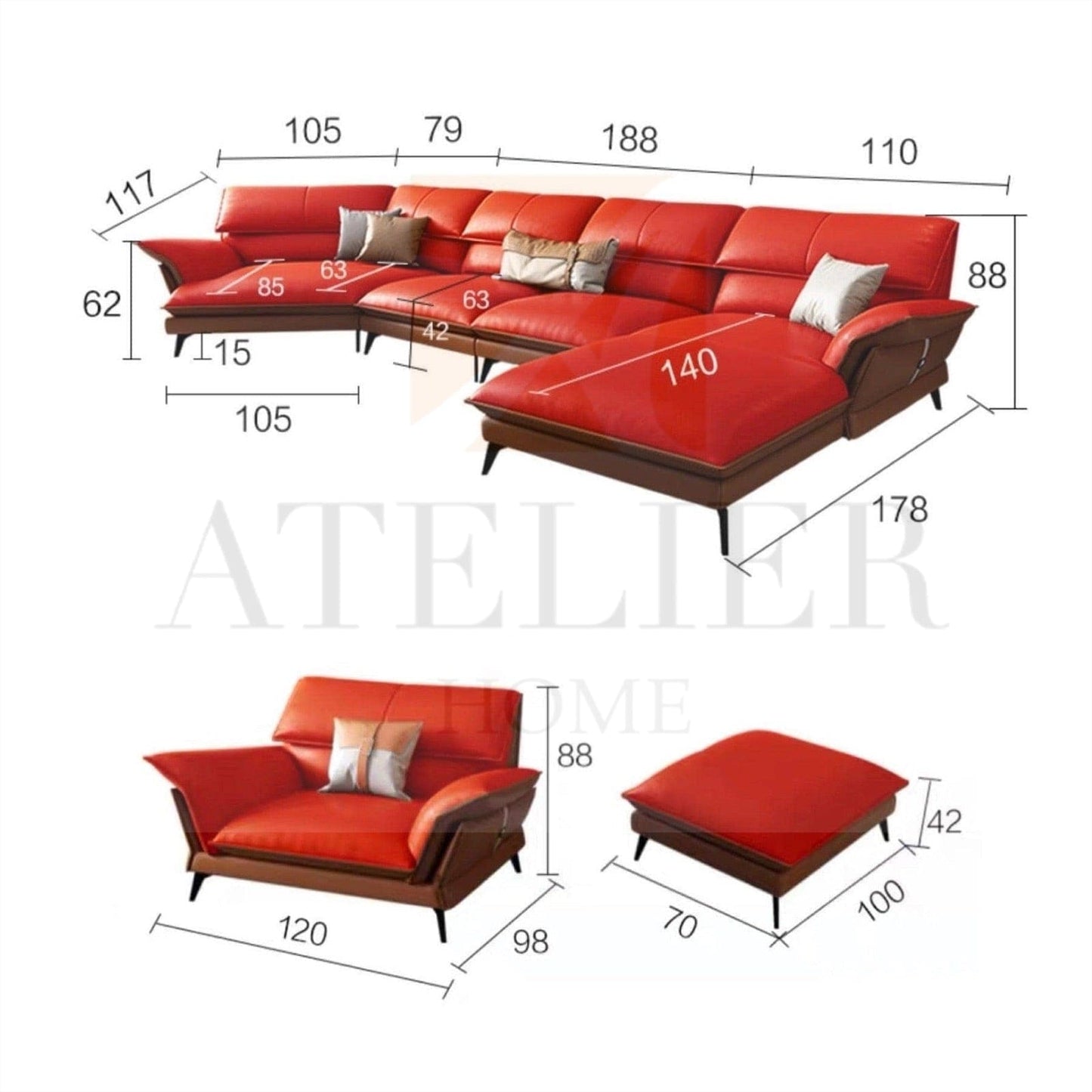 Home Atelier Luke Sofa