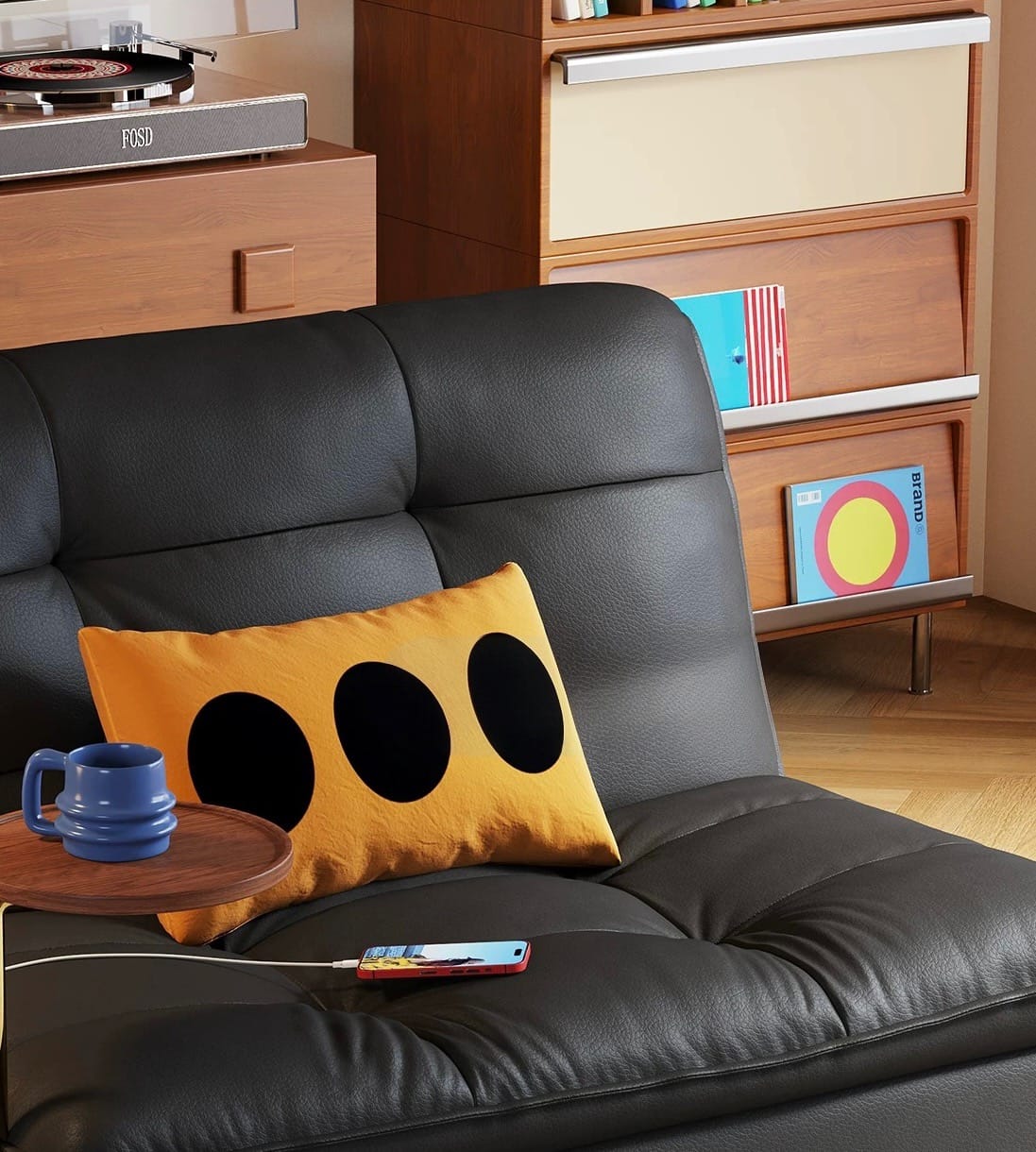 Home Atelier Lureco Leather Electric Sofa Bed