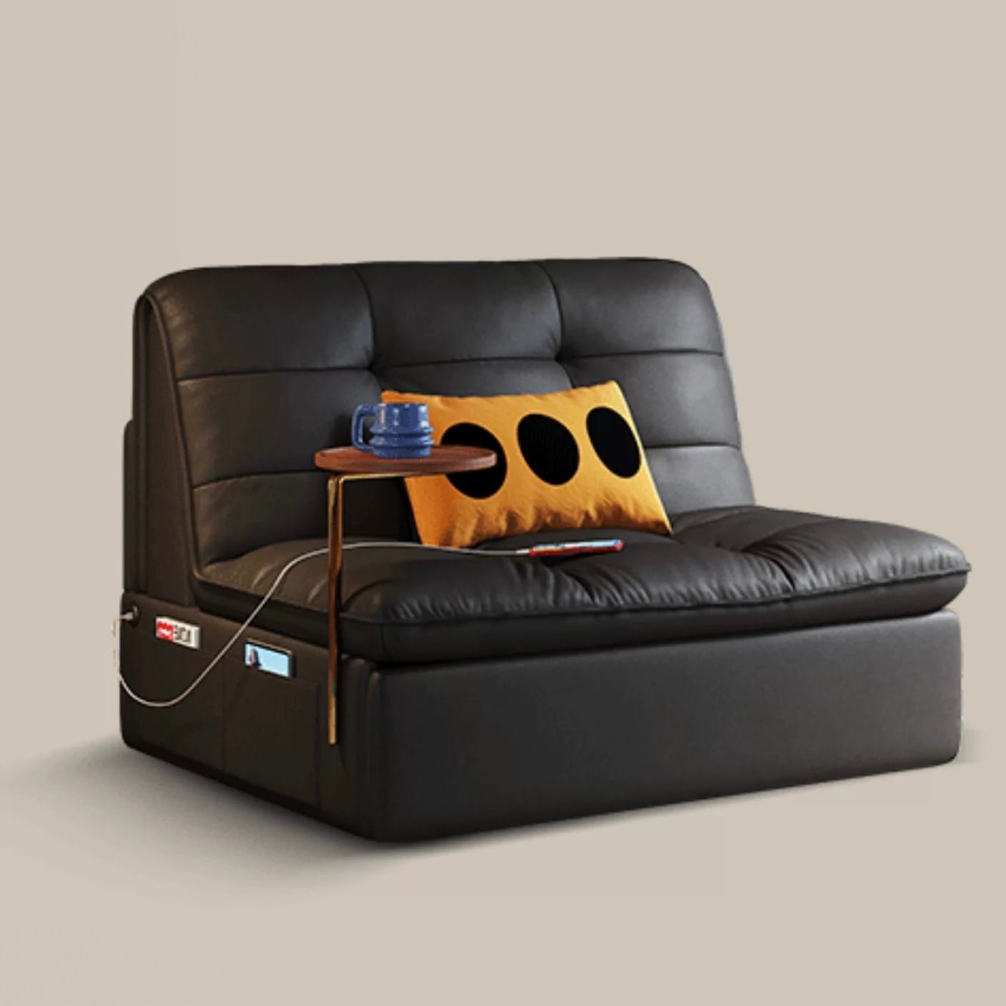 Home Atelier Lureco Leather Electric Sofa Bed