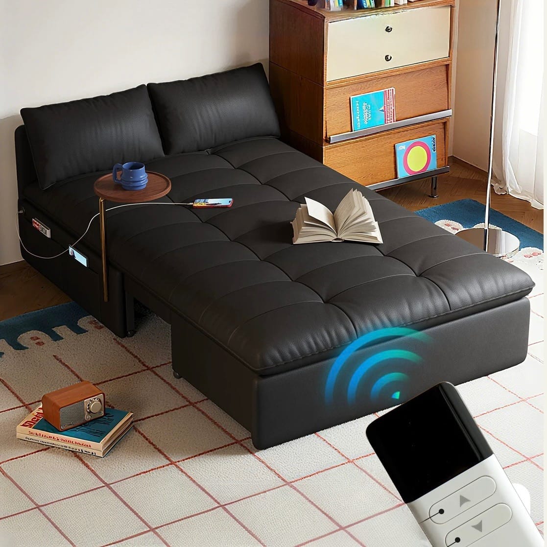 Home Atelier Lureco Leather Electric Sofa Bed