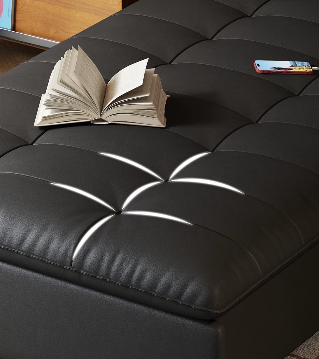 Home Atelier Lureco Leather Electric Sofa Bed
