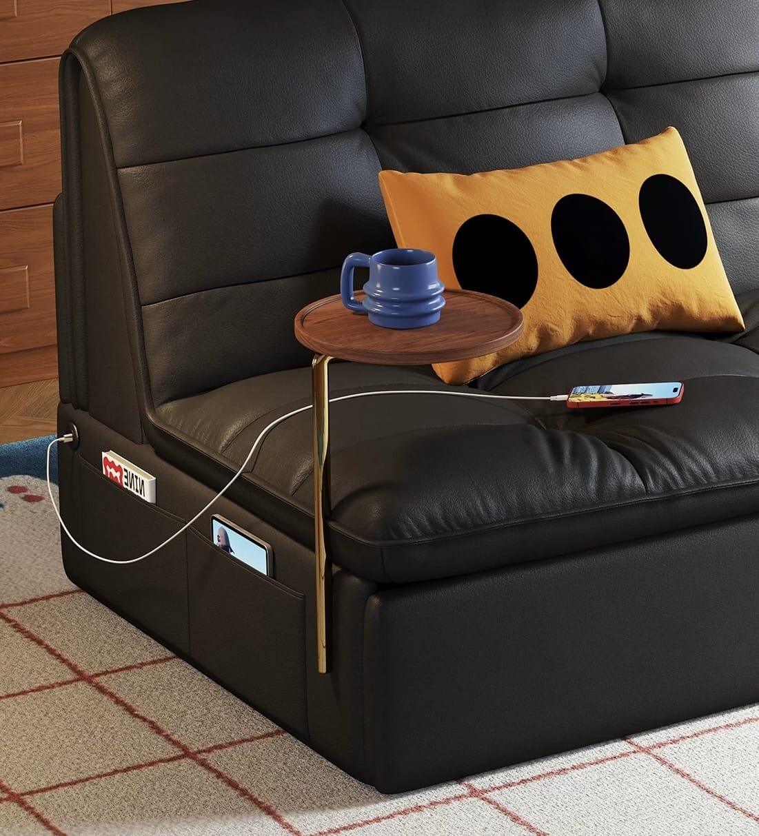 Home Atelier Lureco Leather Electric Sofa Bed