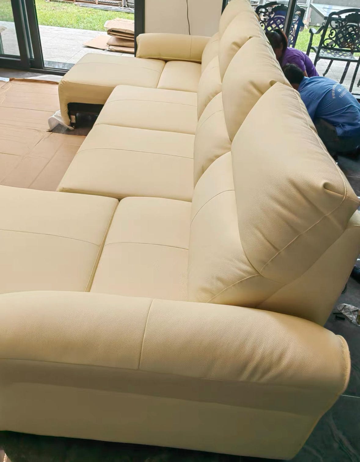 Home Atelier Maca Electric Leather Sofa Bed