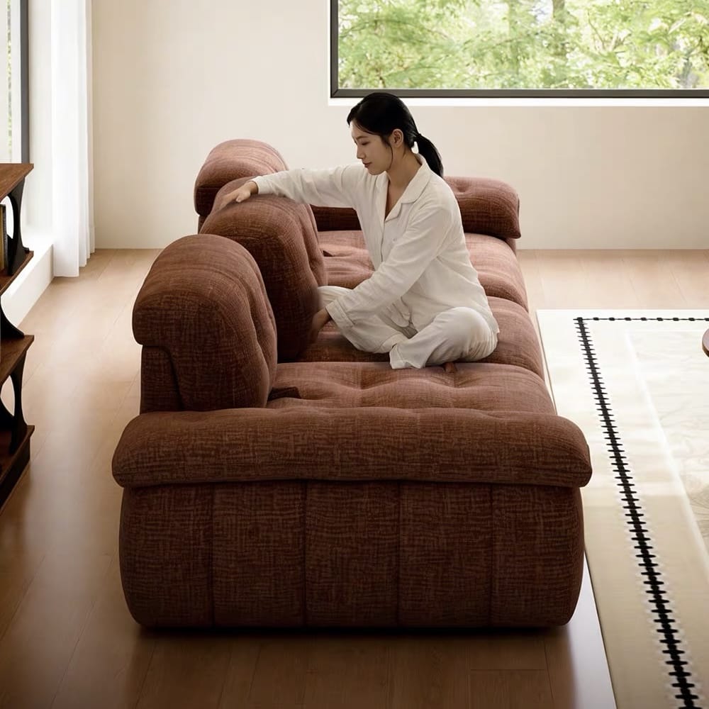 Home Atelier Magdelina Scratch Resistant Backrest Slider Sofa (Copy)