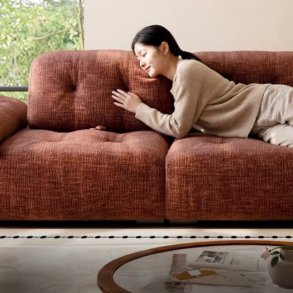 Home Atelier Magdelina Scratch Resistant Backrest Slider Sofa (Copy)