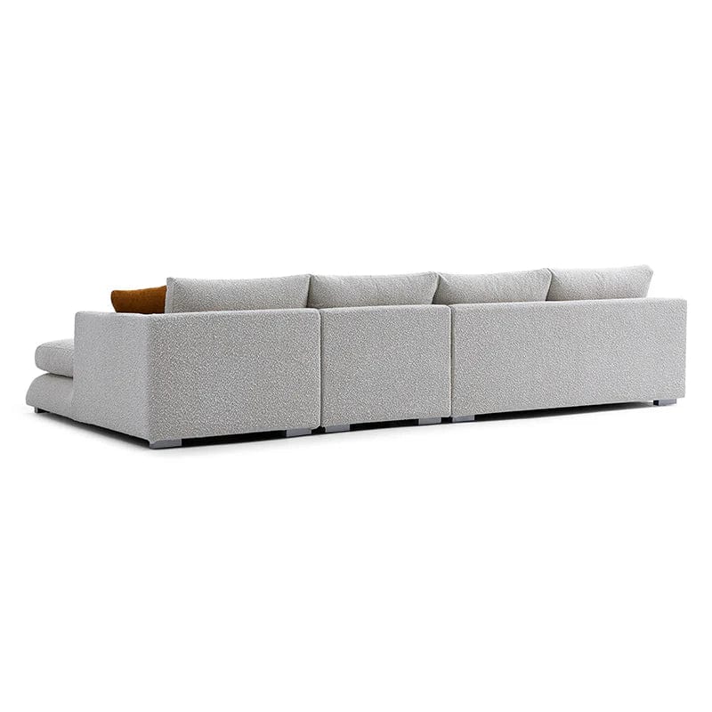 Home Atelier Maison Performance Boucle Sectional Sofa with Tufted Cushioning