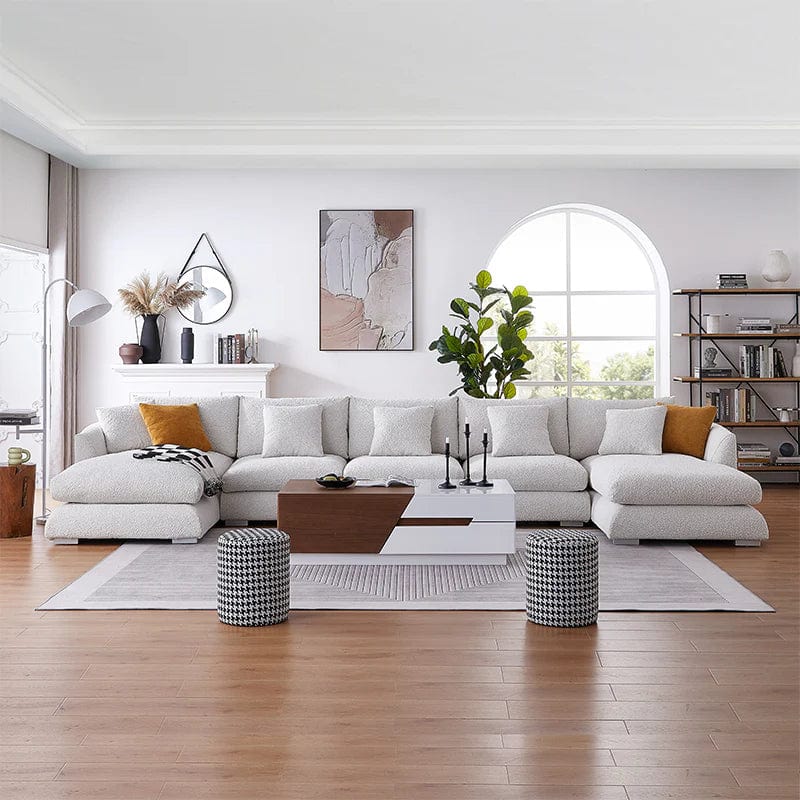 Home Atelier Maison Performance Boucle Sectional U-shape Sofa