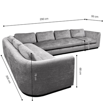 Home Atelier Marianno Sectional L-shape Sofa