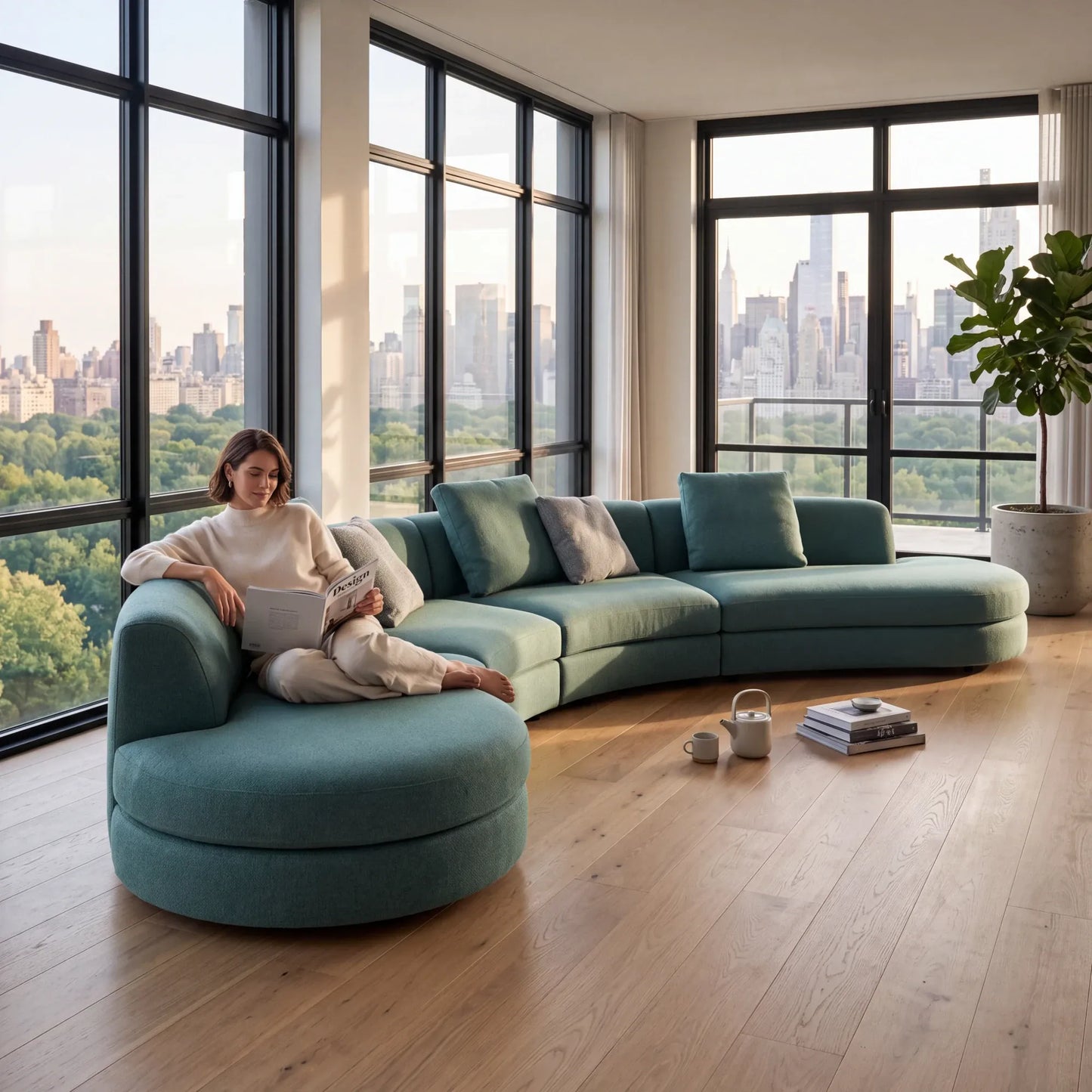 Home Atelier Massimo Curve Sofa (Copy)