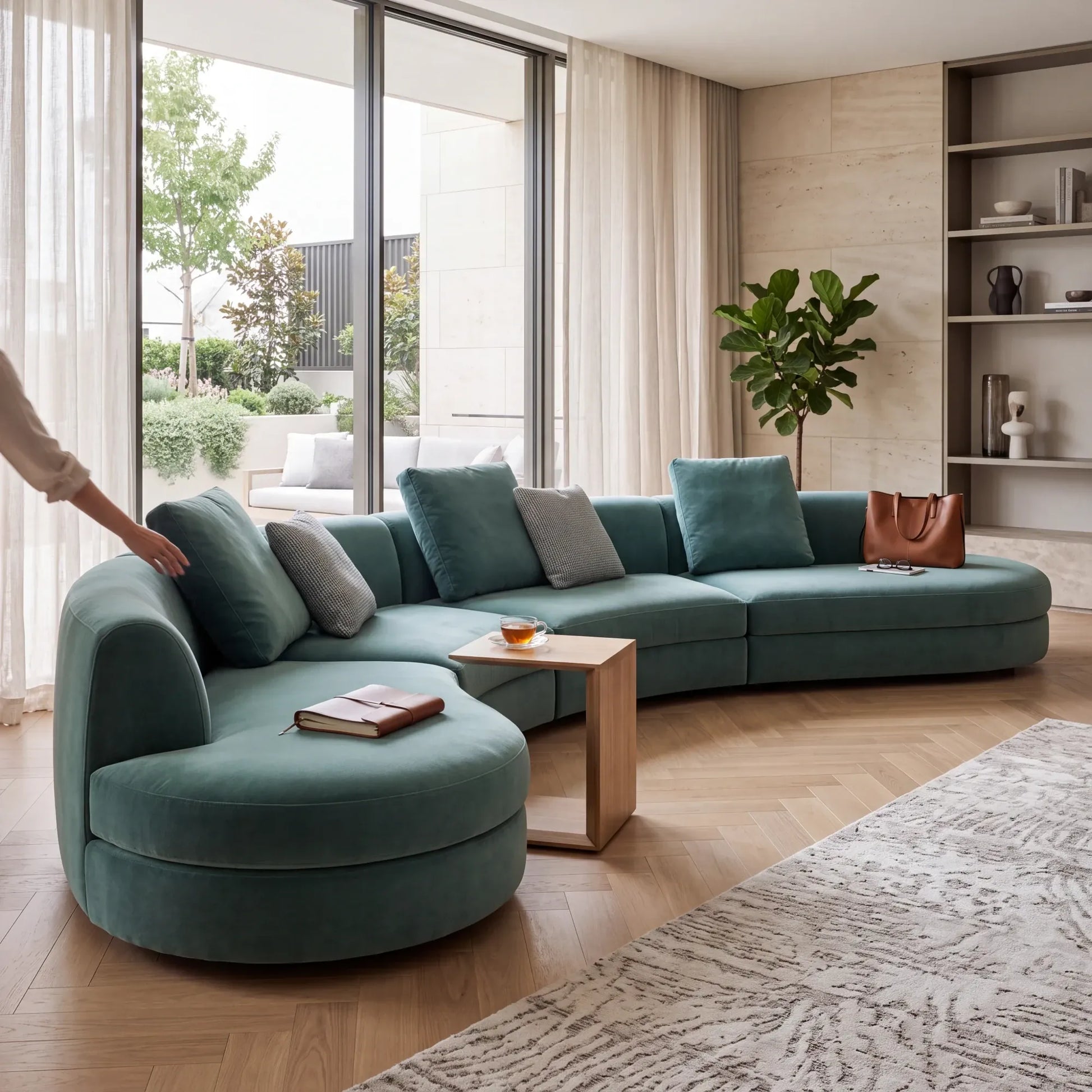 Home Atelier Massimo Curve Sofa (Copy)