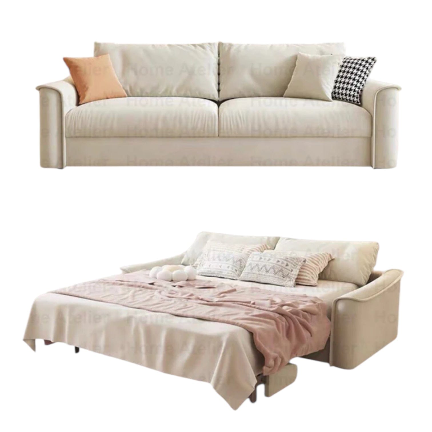 Home Atelier Matteo Foldable Sofa Bed with Mattress