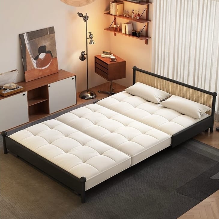 Home Atelier Maxis Wooden Storage Sofa Bed