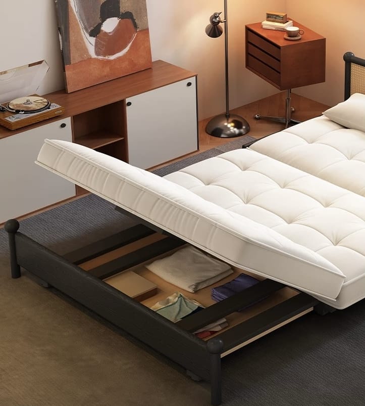 Home Atelier Maxis Wooden Storage Sofa Bed