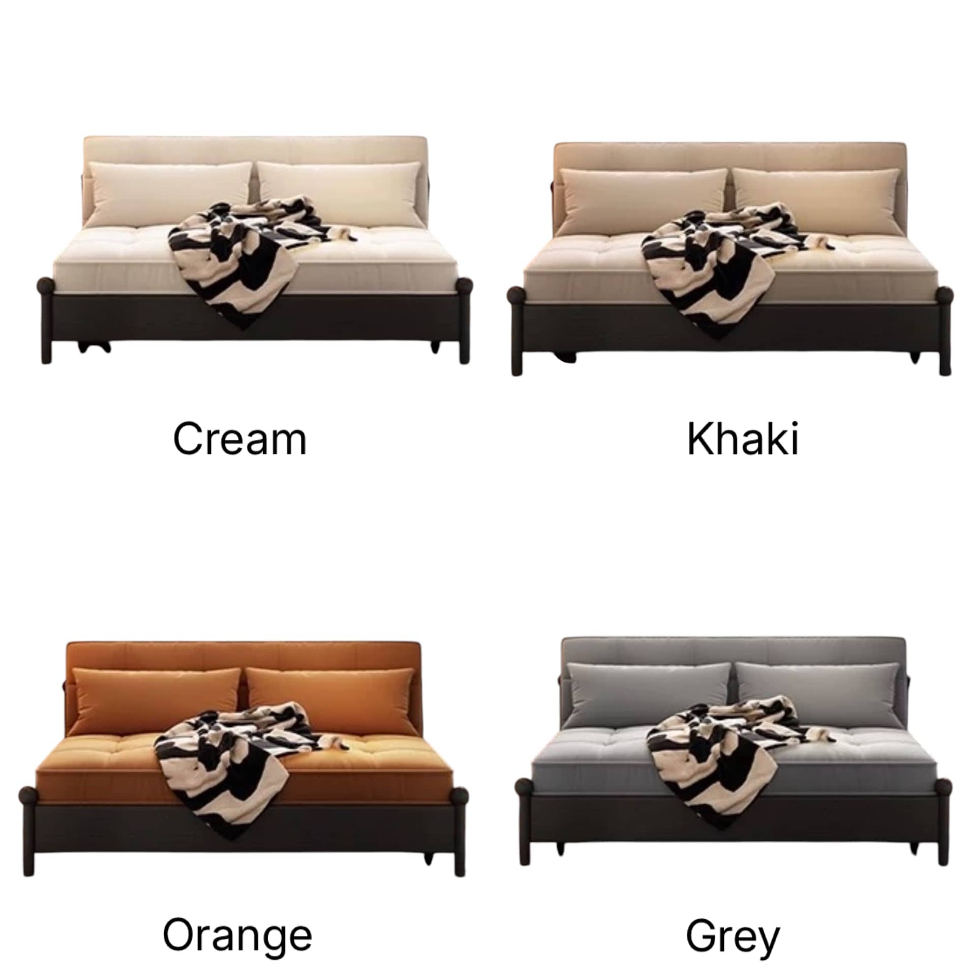 Home Atelier Maxis Wooden Storage Sofa Bed