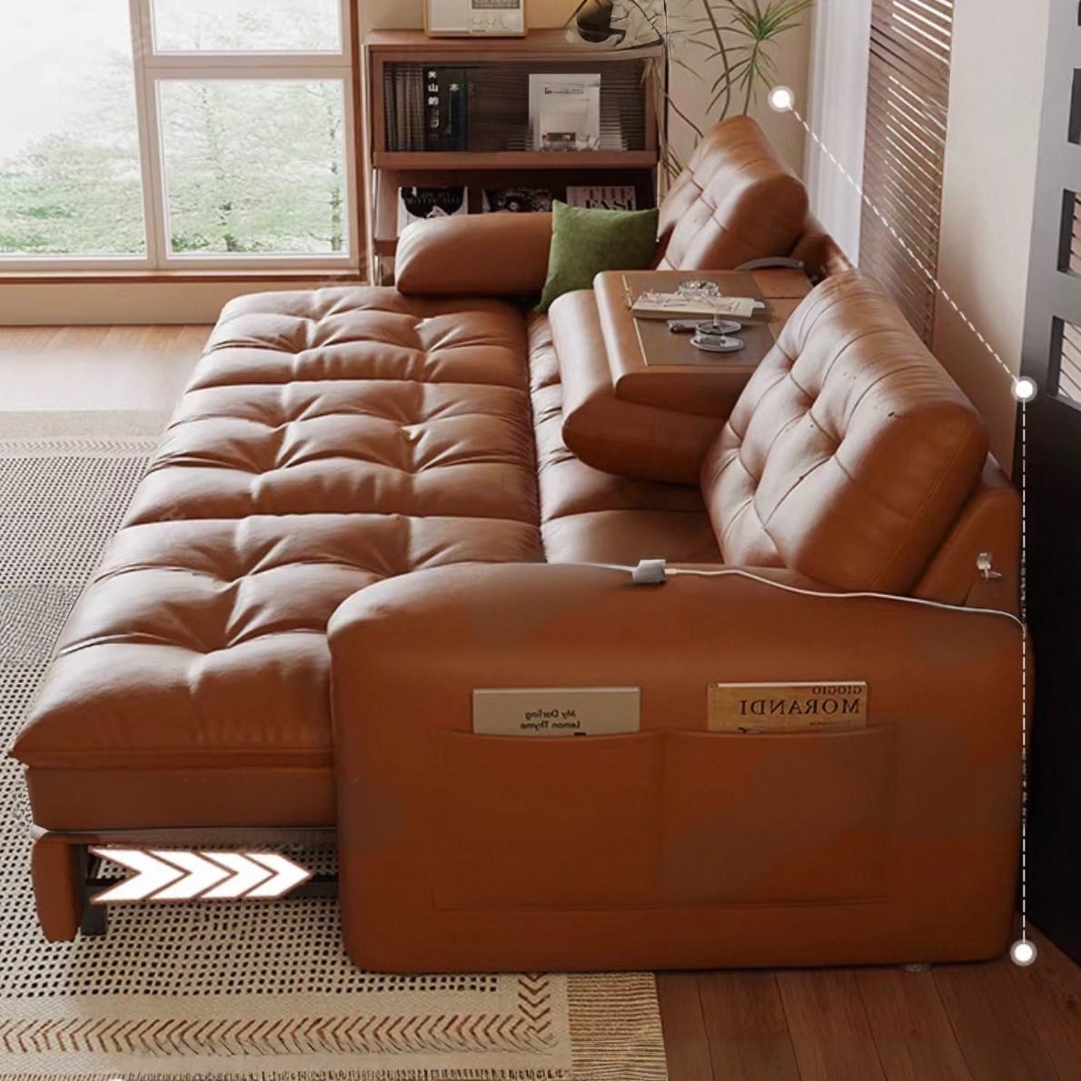 Home Atelier Meiko Scratch Resistant Electric Extendable Sofa Bed (Copy)