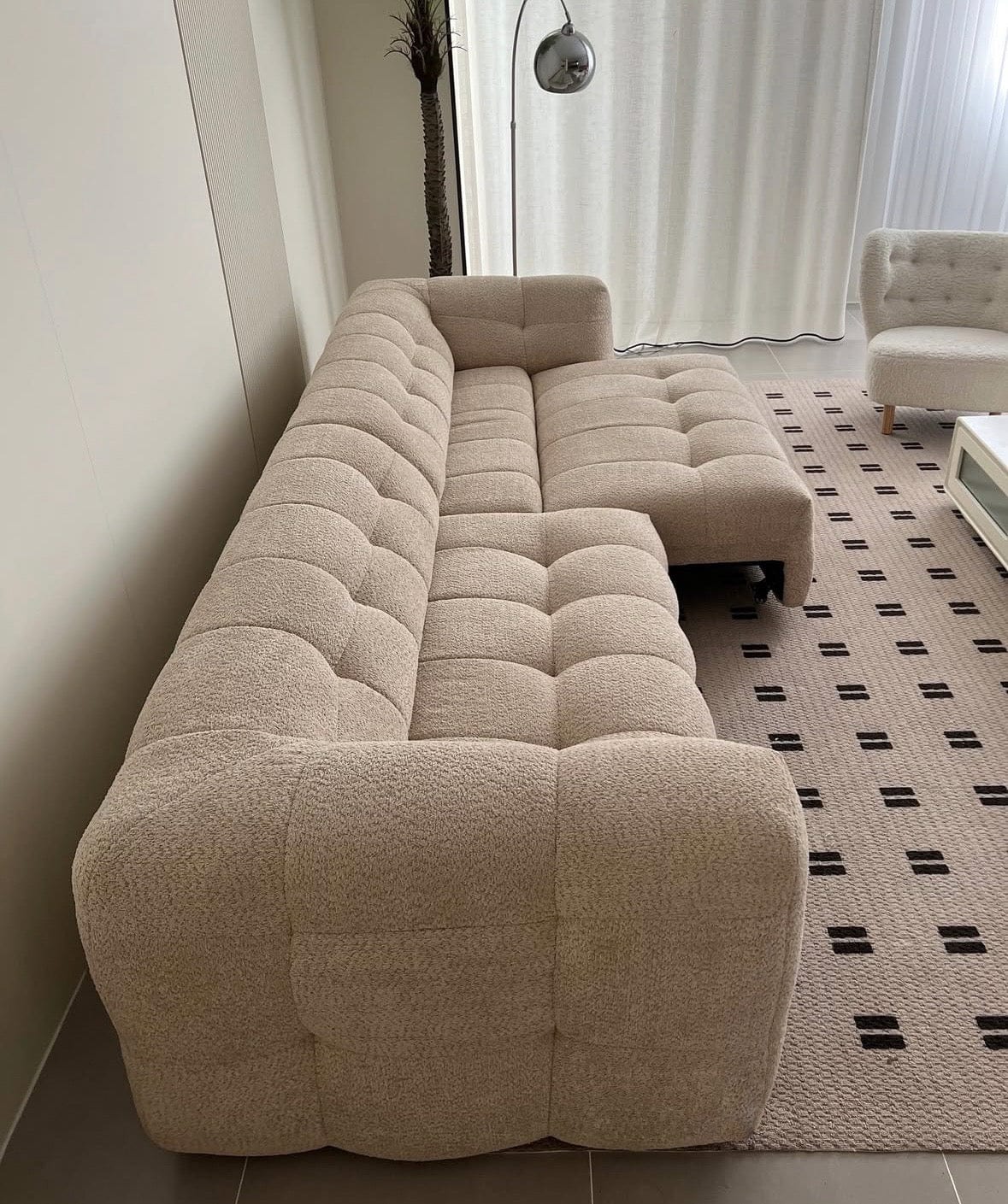 Home Atelier Mercier Boucle Electric Sofa Bed