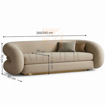 Home Atelier Merida Curve Sofa