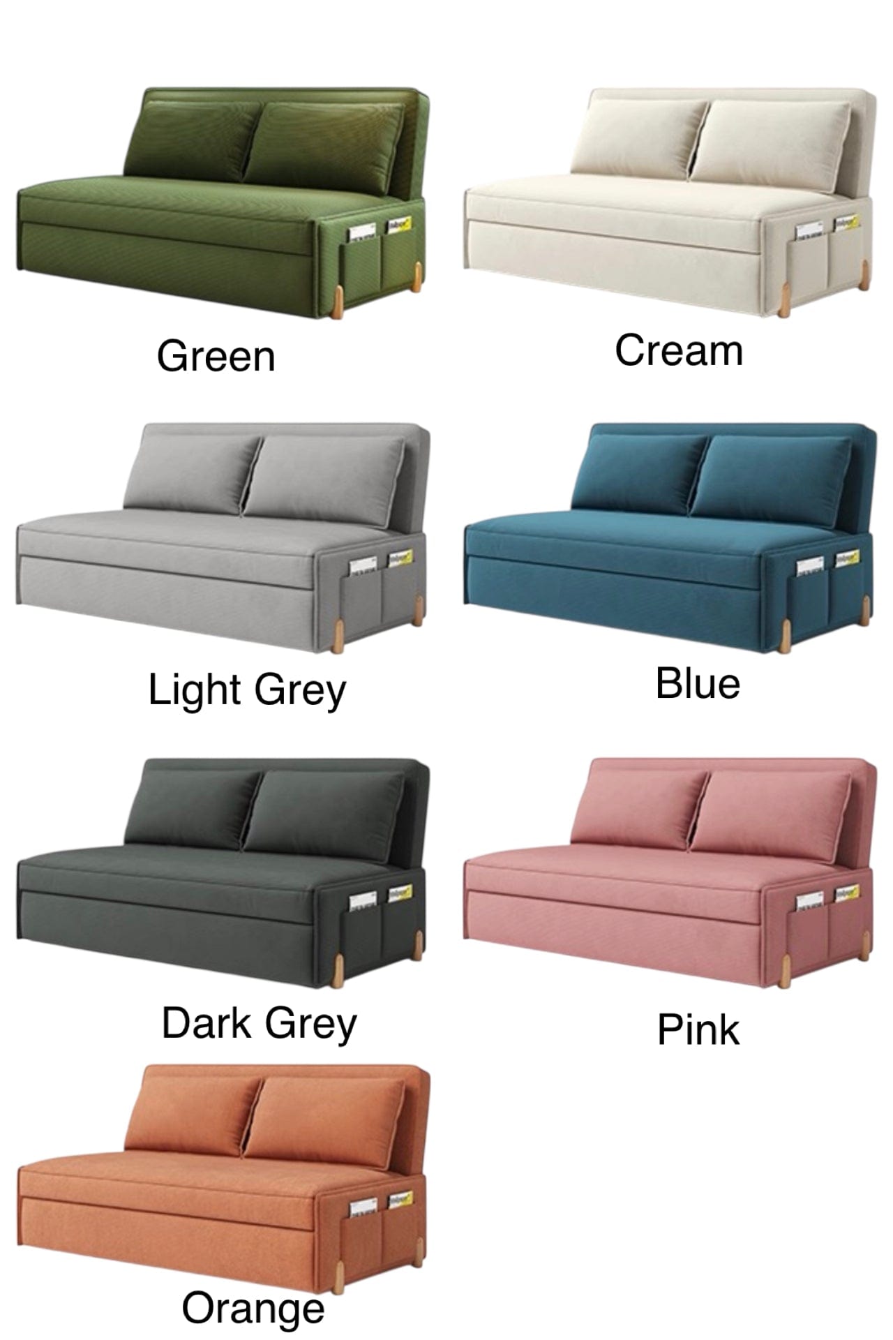 Home Atelier Meyson Scratch Resistant Storage Sofa Bed