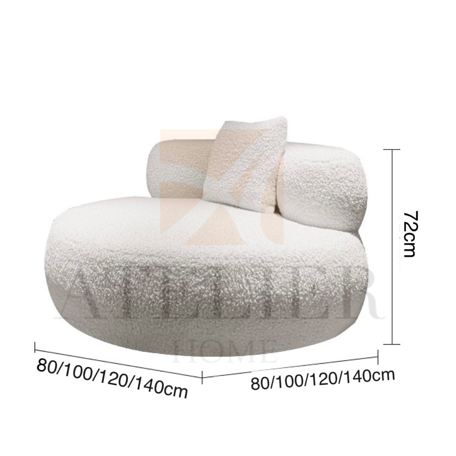 Home Atelier Mia Curve Sofa