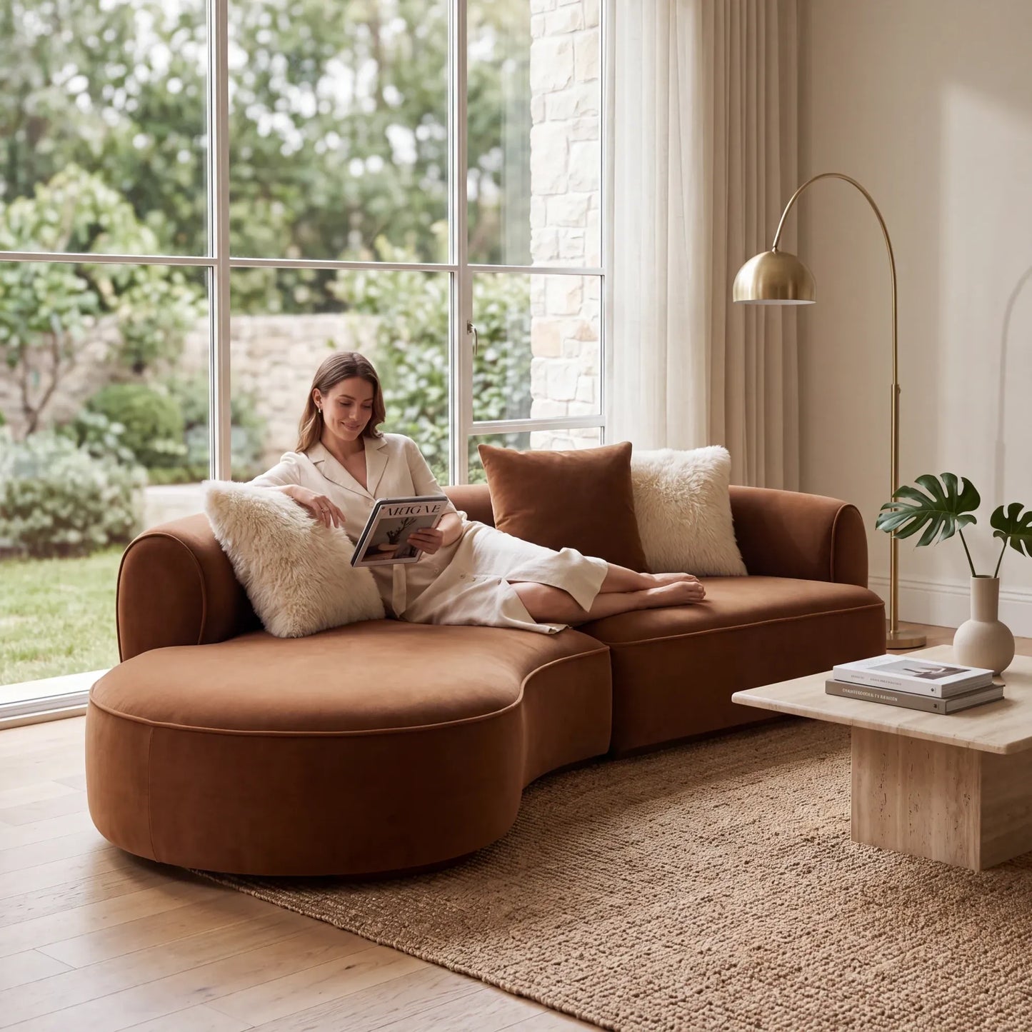 Home Atelier Mideana Modern Sectional Sofa for Living Room (Copy 3)