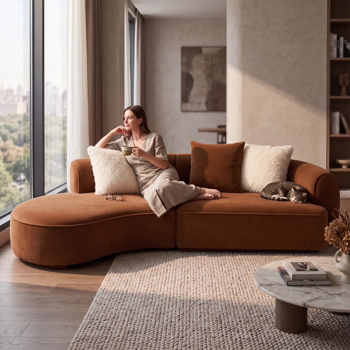 Home Atelier Mideana Modern Sectional Sofa for Living Room (Copy 3)