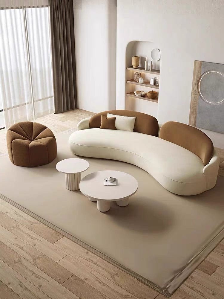 Home Atelier Mila Performance Boucle Curve Sofa