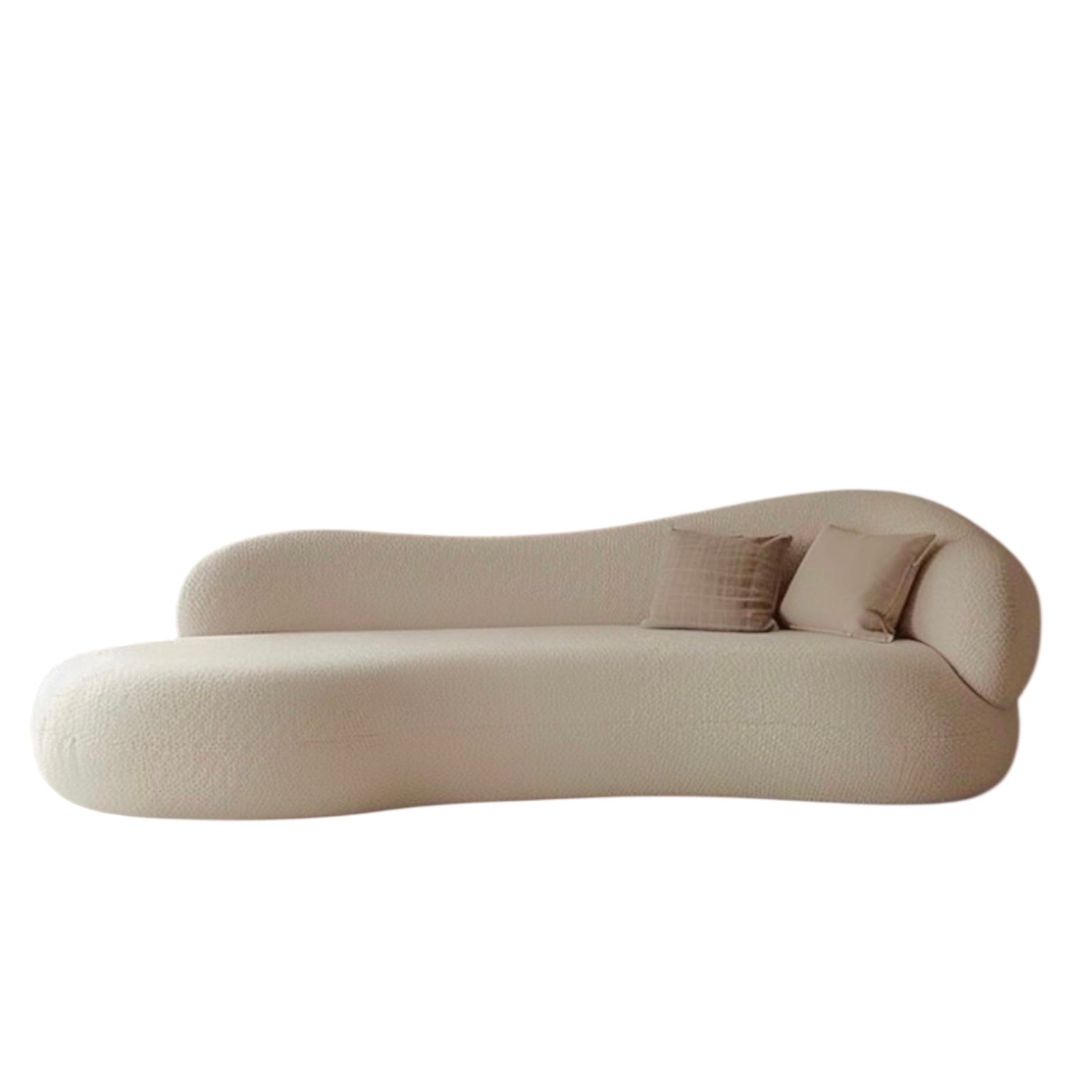 Home Atelier Mink Performance Boucle Curve Sofa