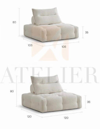 Home Atelier Minot Performance Boucle Modular Sofa