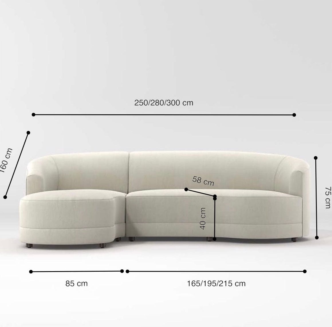 Home Atelier Minova Curve Sofa