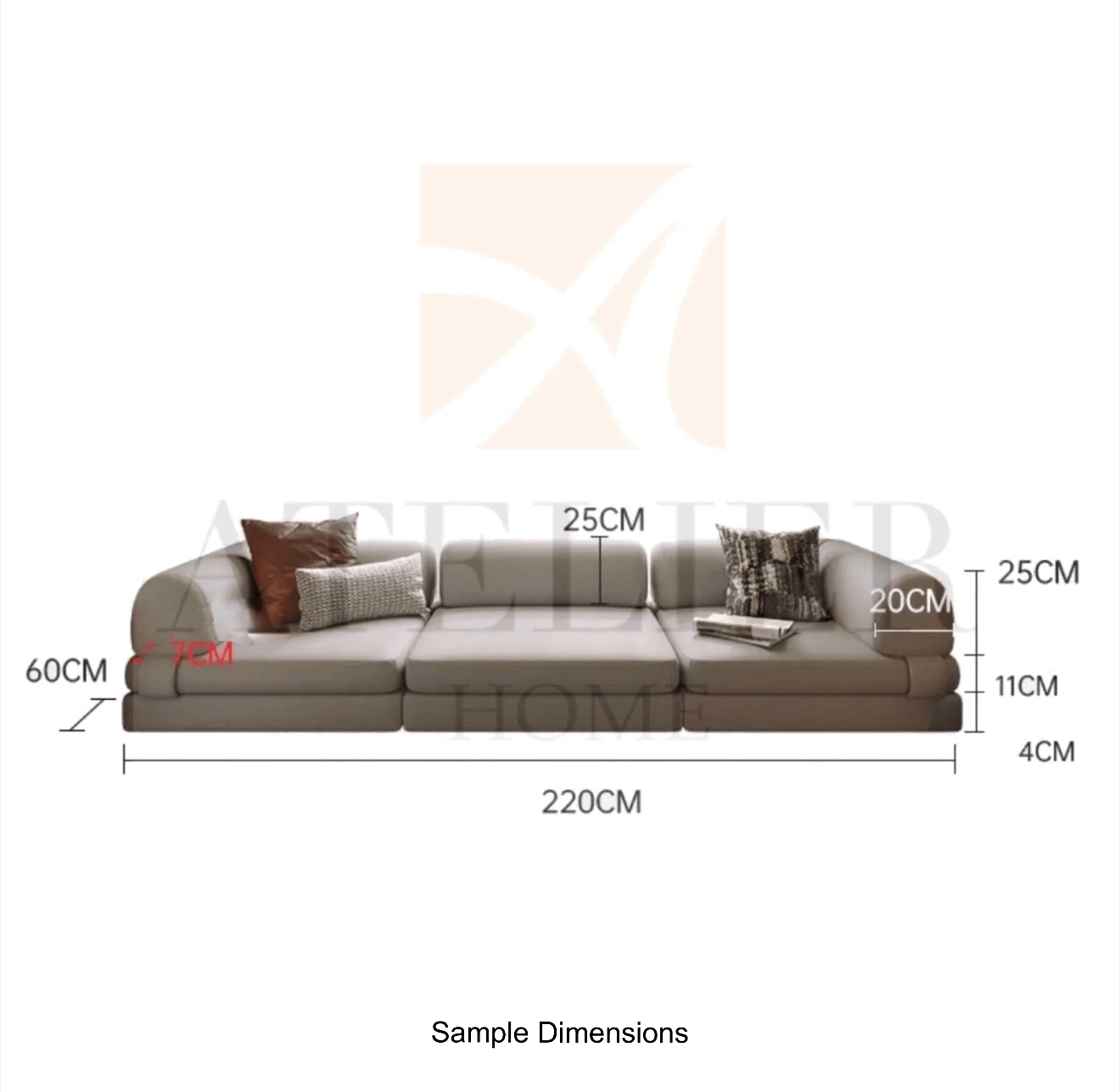 Home Atelier Moblen Scratch Resistant Customise Bay Window Sofa