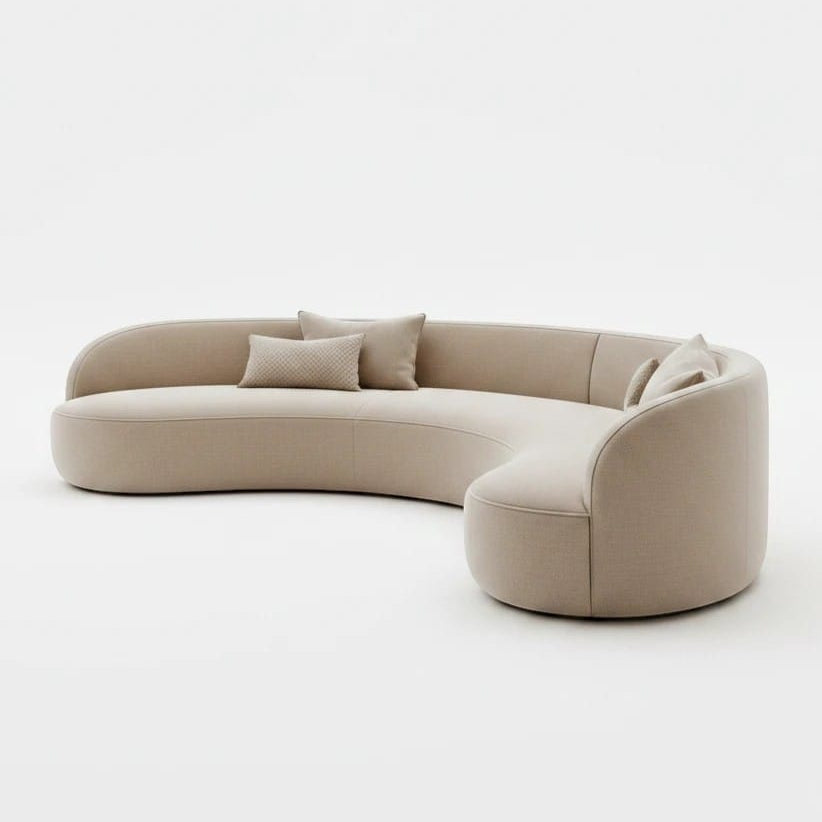 Home Atelier Modern Curved Living Room Sofa