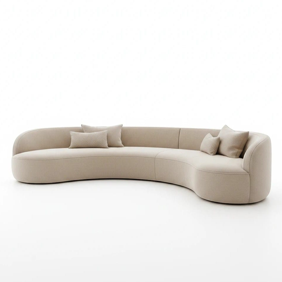 Home Atelier Modern Curved Living Room Sofa