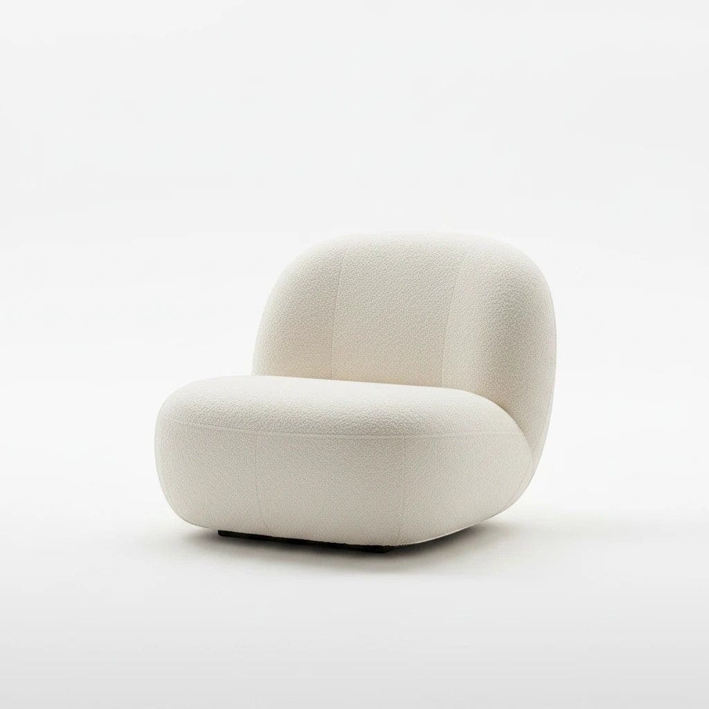 Home Atelier Modern Curved Living Room Sofa and Accent Chair Set
