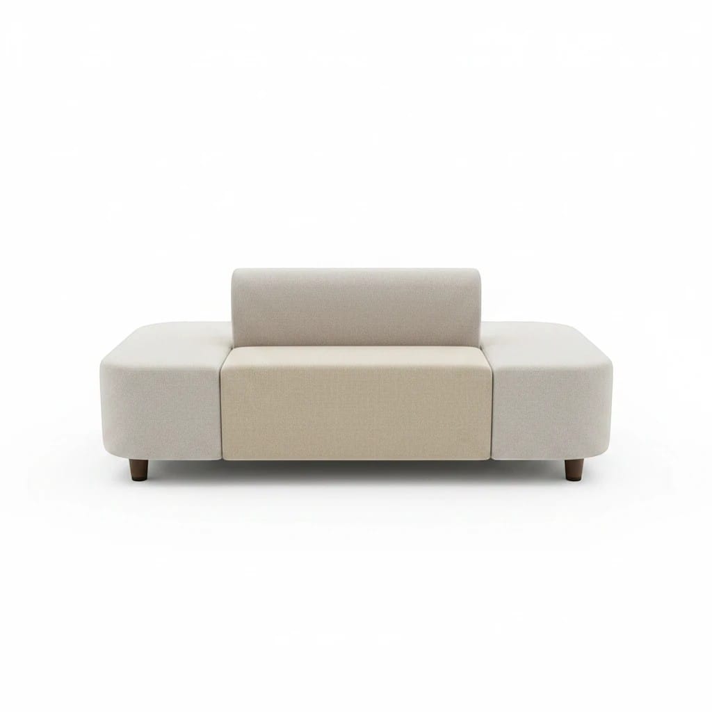 Home Atelier Modern Modular Upholstered Lounge Sofa Bench