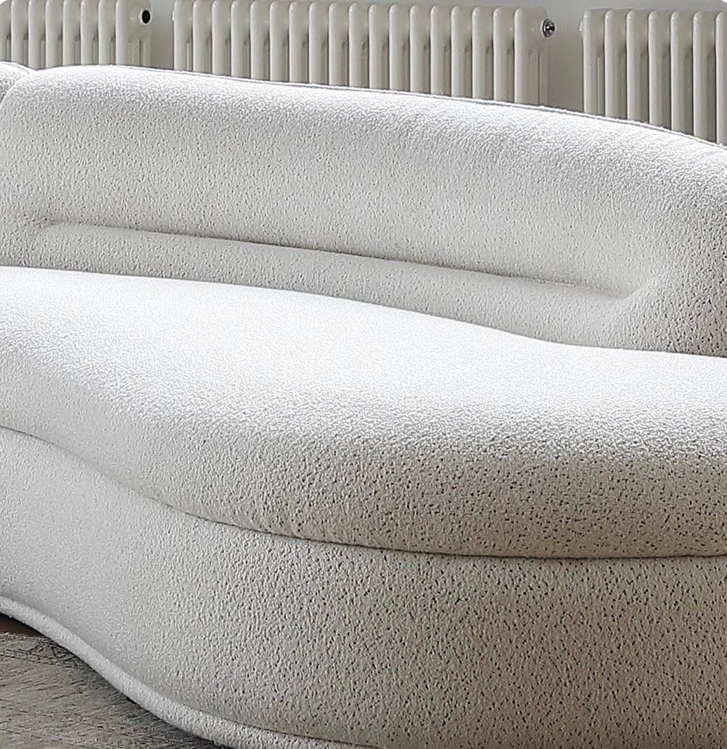 Mollie Performance Boucle Curve Sofa – Home Atelier