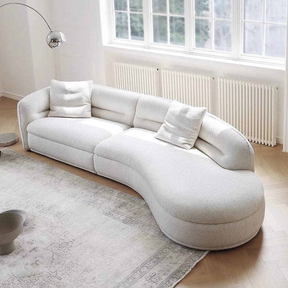 Mollie Performance Boucle Curve Sofa – Home Atelier