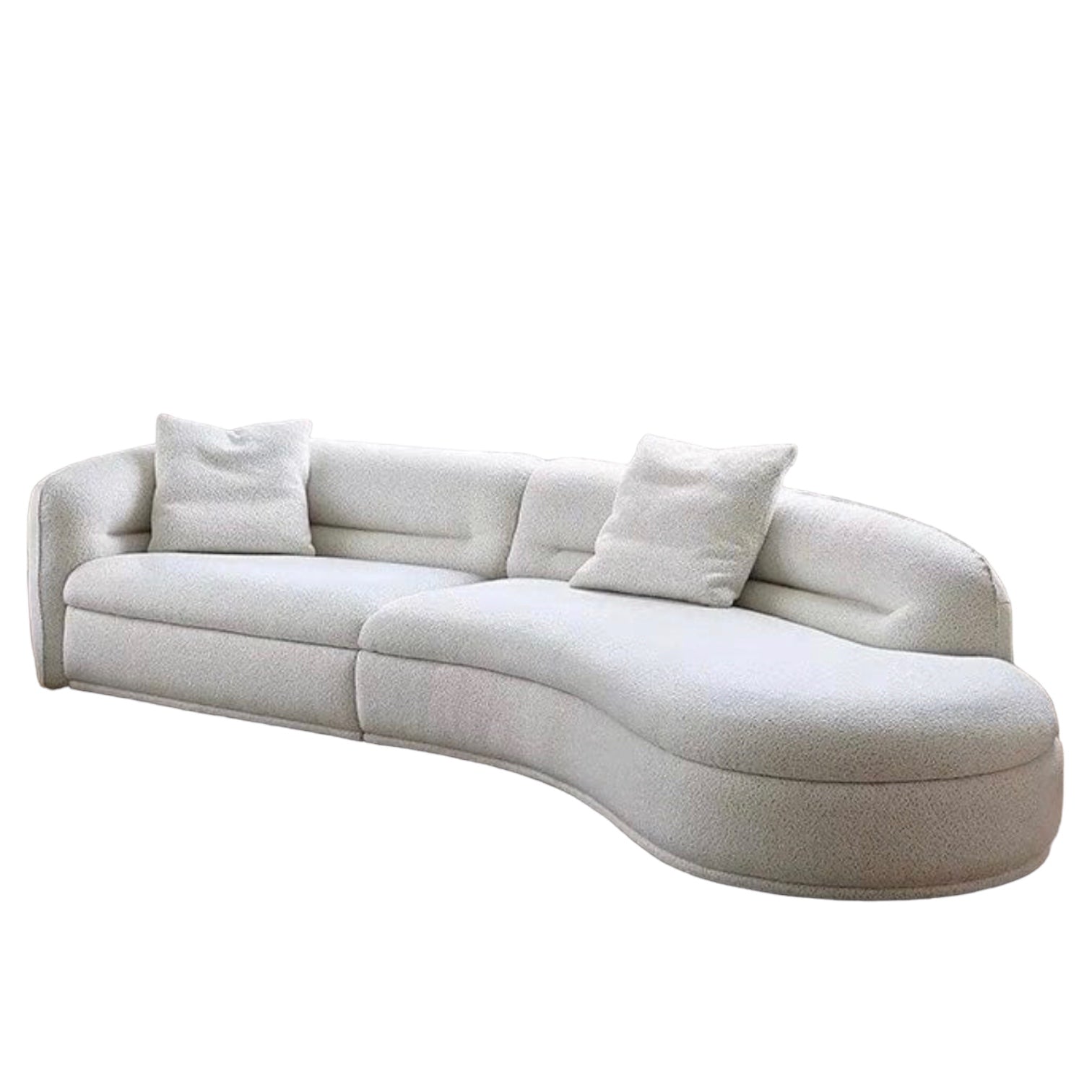 Mollie Performance Boucle Curve Sofa – Home Atelier