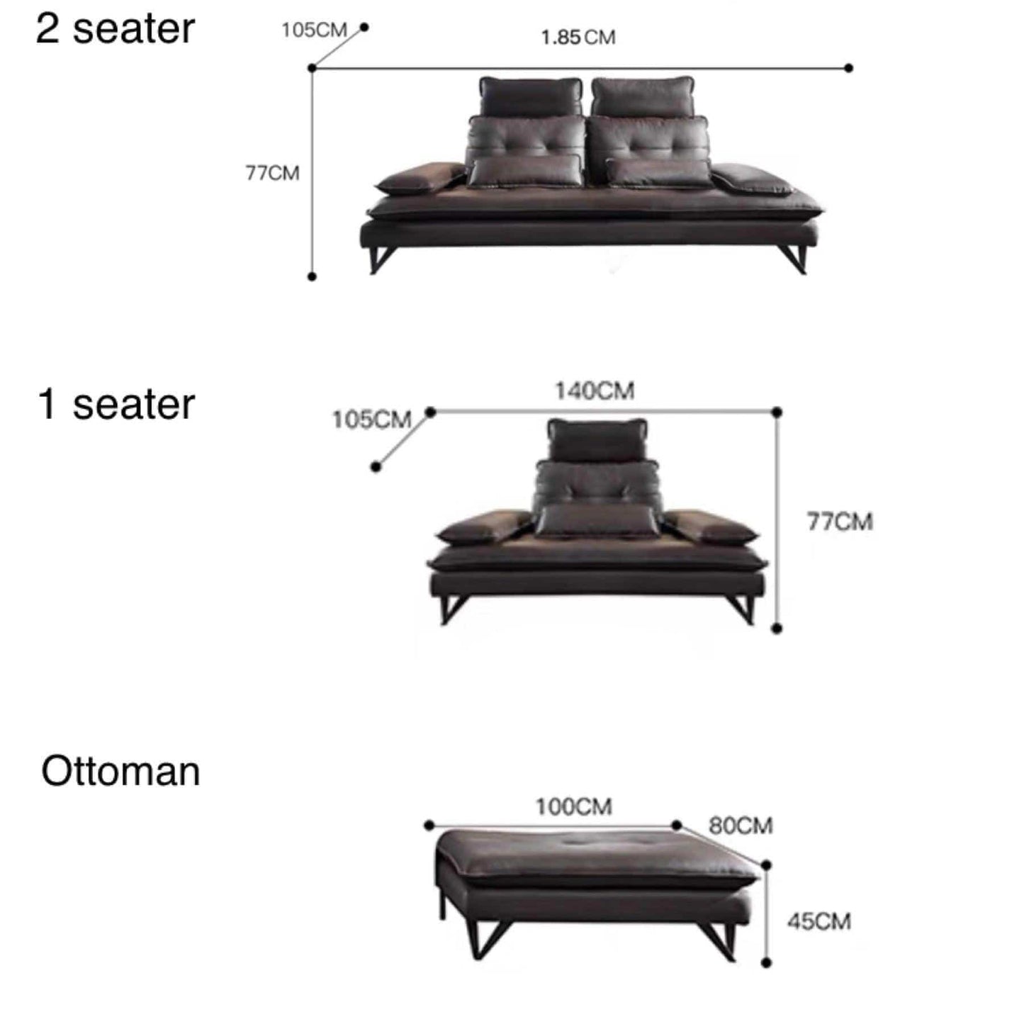 Home Atelier Moretti Slider Sofa