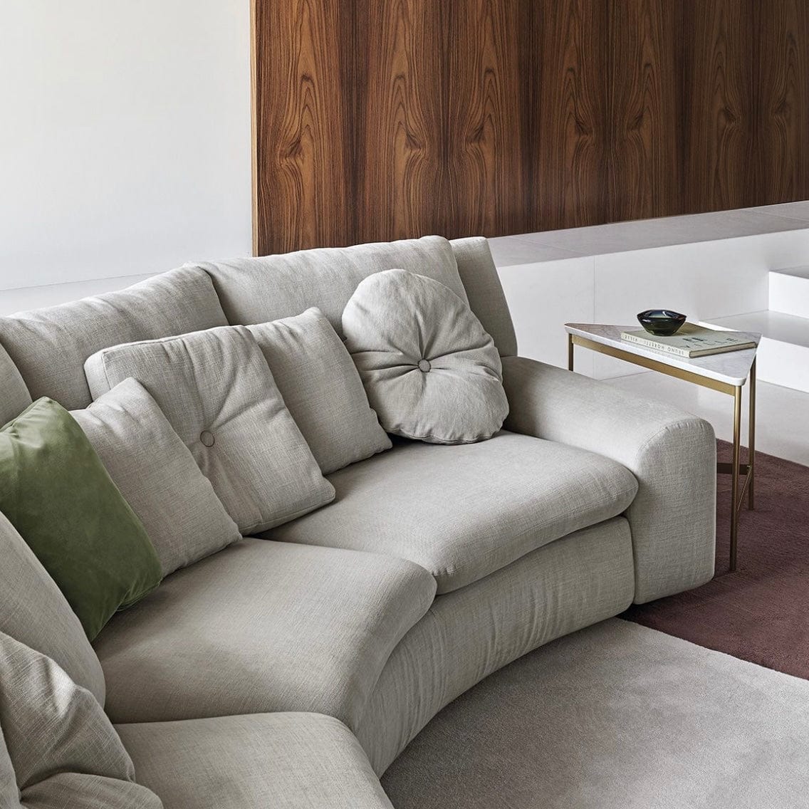 Home Atelier Naomi Sectional Curve Sofa