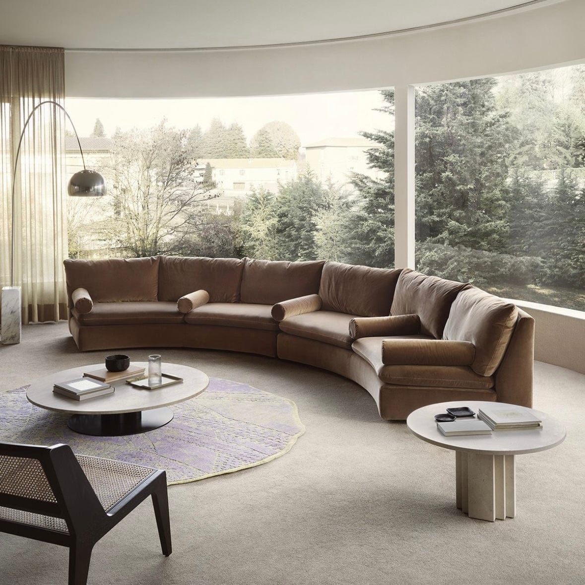 Home Atelier Naomi Sectional Curve Sofa