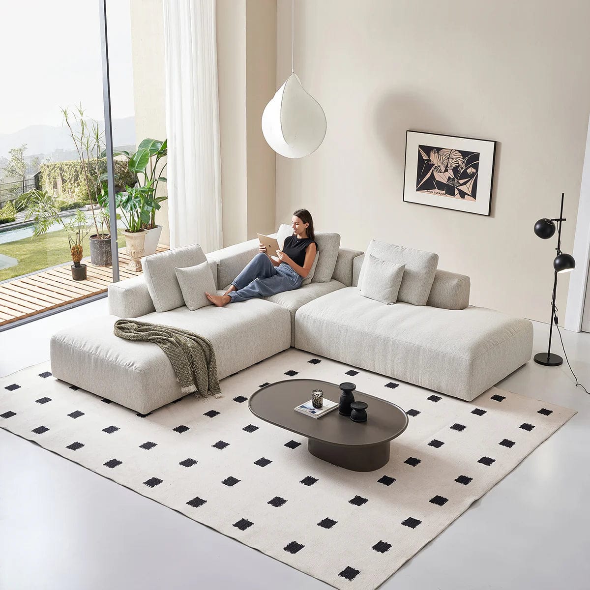 Home Atelier Nathan Designer Sectional Sofa