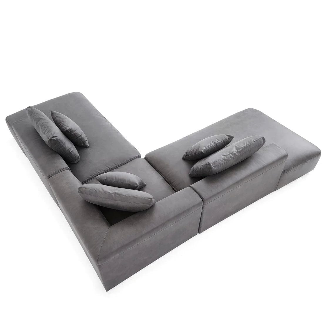 Home Atelier Nathan Sectional Open Chaise Sofa