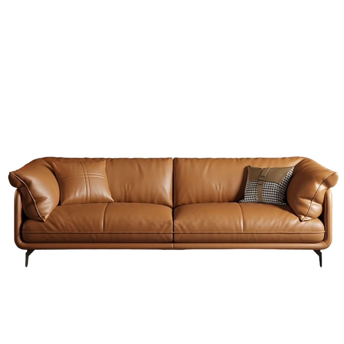 Home Atelier Navin Leather Sectional Sofa