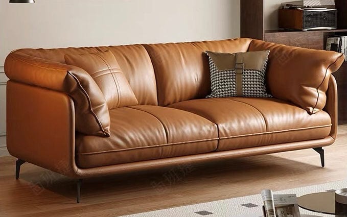 Home Atelier Navin Leather Sectional Sofa