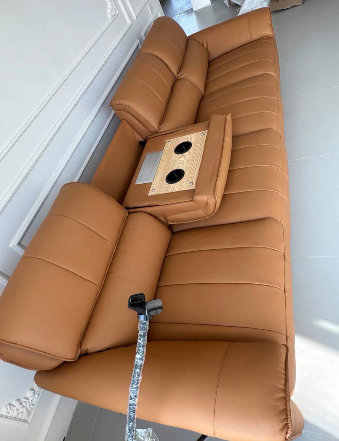 Home Atelier Nelson Leather Electric Recliner Sofa