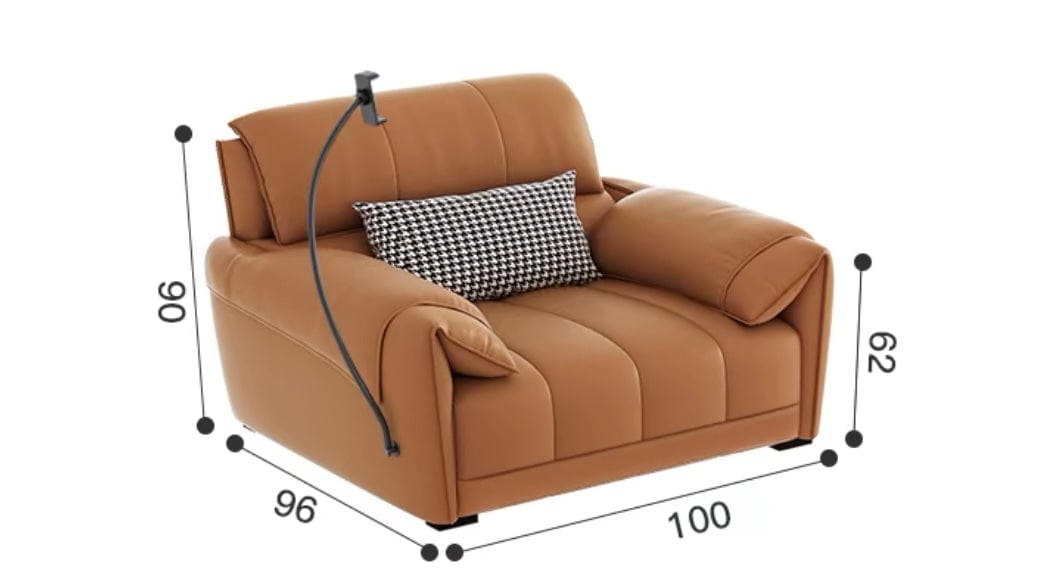 Home Atelier Nelson Leather Electric Recliner Sofa