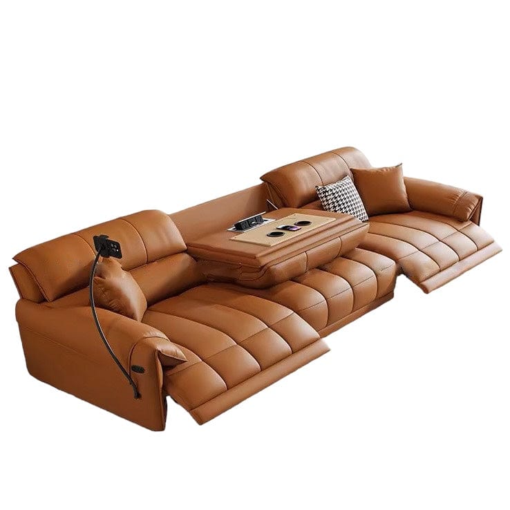 Home Atelier Nelson Leather Electric Recliner Sofa