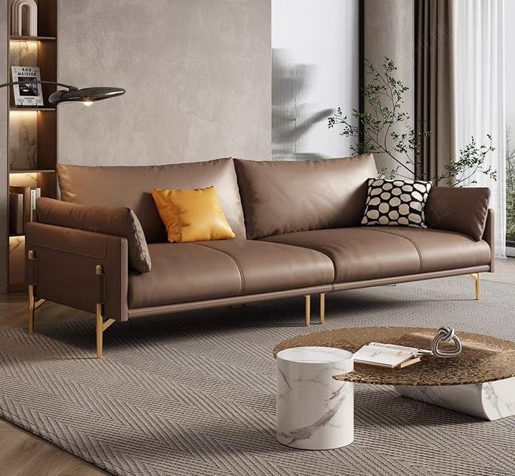 Home Atelier Newton Genuine Leather Sofa